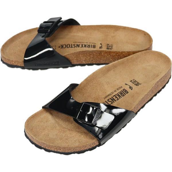 ビルケンシュトック BIRKENSTOCK サンダル マドリッド Madrid ブラックパテント 40303 ナロー幅 BIRKENSTOCK（ビルケンシュトック） サンダル マドリッド Madrid