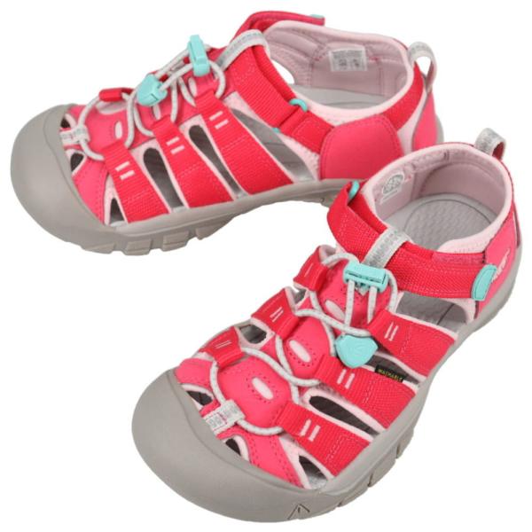 未使用 keen キーン サンダル 24cm レディース キッズ ピンク 靴 KEEN（キーン） キッズ サンダル ニューポート エイチツー NEWPORT H2