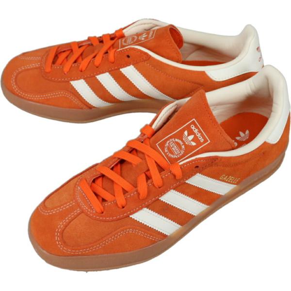 アディダス adidas スニーカー ガゼル インドア GAZELLE INDOOR オレンジ/オフホワイト/ゴールドメタリック JQ8392 sneaker-soko_10066378