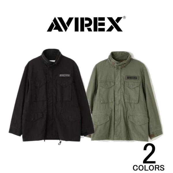 アヴィレックス AVIREX タイプ M-65 フィールド ジャケット TYPE M-65 FIELD JACKET ブラック オリーブ 783-5952028 AVIREX（アヴィレックス） タイプ M-65 フィールド ジャケット TYPE M