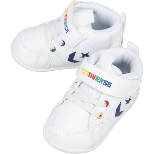コンバース CONVERSE スニーカー ミニ インチスター MINI INCHSTAR ホワイト/マルチ 7SF026 子供