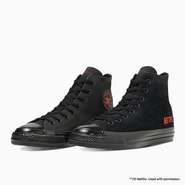 コンバース CONVERSE スニーカー オールスター エイジド HI / ネットフリックス ALL STAR AGED HI / NETFLIX ブラック BLACK 1SE927 31317100