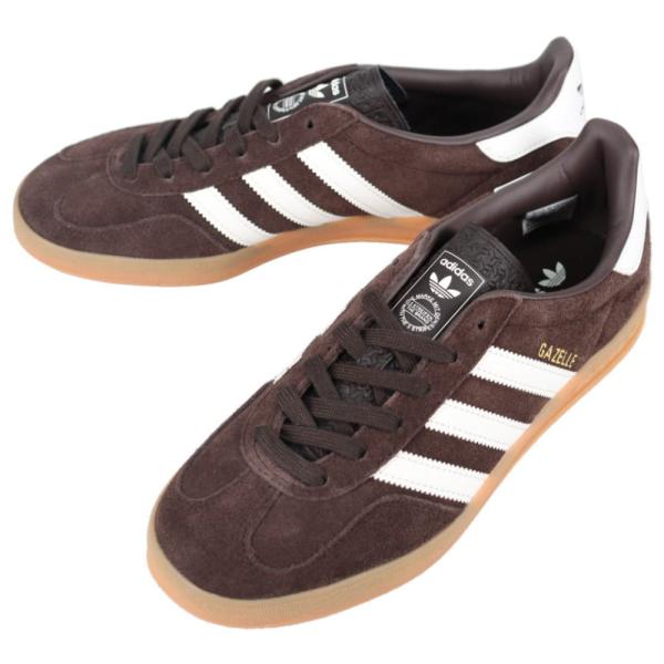 アディダス adidas スニーカー ガゼル インドア GAZELLE INDOOR オーロラコーヒー/コアホワイト/ガム HQ5152