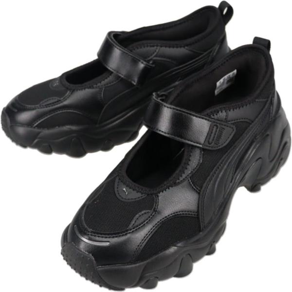 プーマ PUMA スニーカー ウィメンズ パルサー ウェッジ サンダル WNS PULSAR WEDGE SANDAL プーマブラック/プーマエイジドシルバー 398677 02