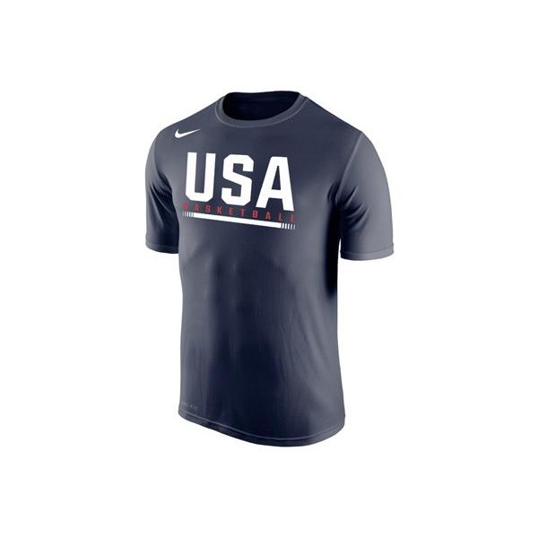 Nike Usa Basketball Legend 2 0 Tee ナイキ アメリカ バスケットボール Tシャツ Men S Navy N Ap2552 Sneaker Plusone 通販 Yahoo ショッピング