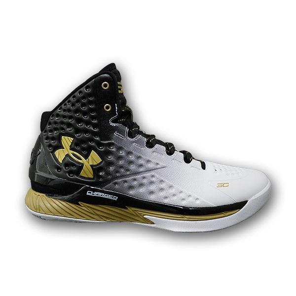 Charged Foam Curry One 1 Mvp チャージド フォーム カリー 1 Mvp Men S Black White Gold 009 Sn1955 Sneaker Plusone 通販 Yahoo ショッピング