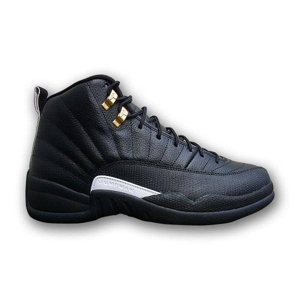 jordan 12 mens black and gold