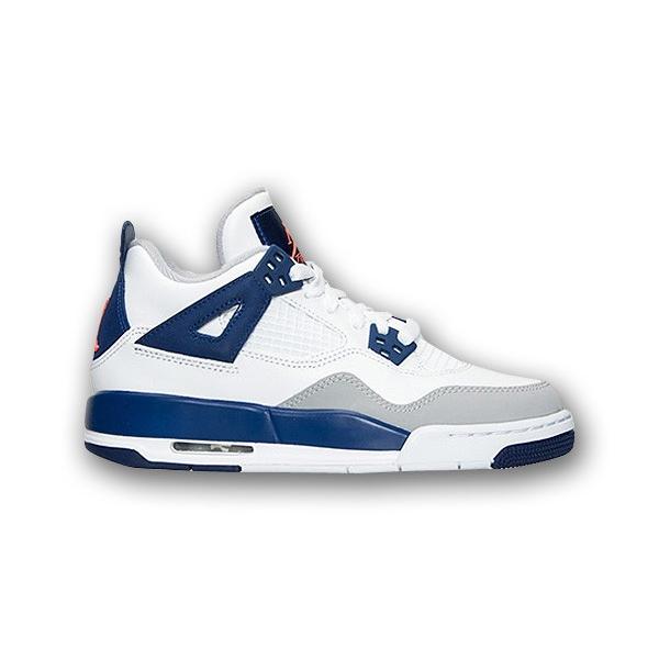 orange and blue jordan 4