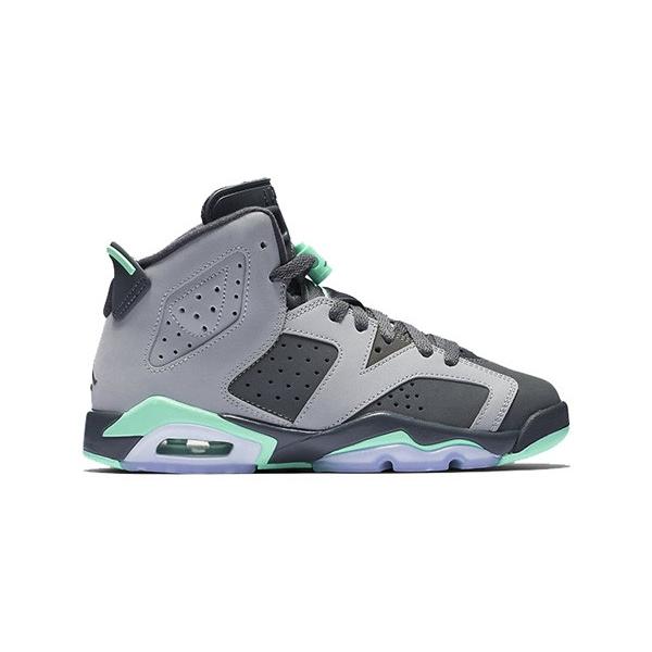 jordan retro green and grey