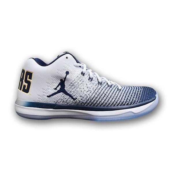 Air Jordan Xxxi Low Cal Golden Bears エア ジョーダン 31 ローカット Men S White Amarillo College Navy 7564 118 Sn3804 Sneaker Plusone 通販 Yahoo ショッピング