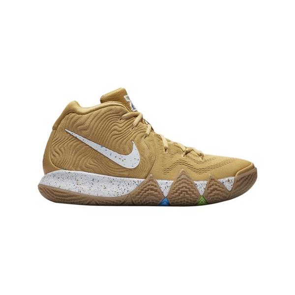 kyrie 4 gold and white
