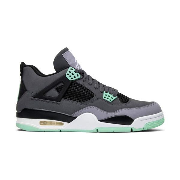 air jordan 4 grey green