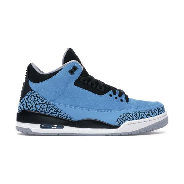 air jordan retro 3 blue and black