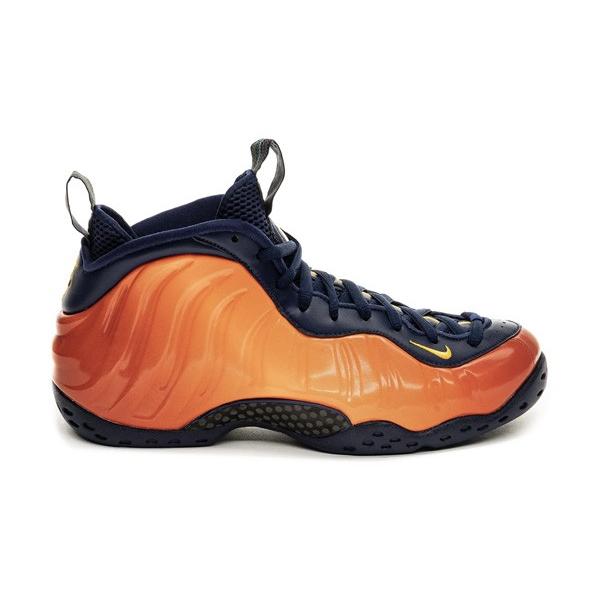 nike foamposite one blue gold orange