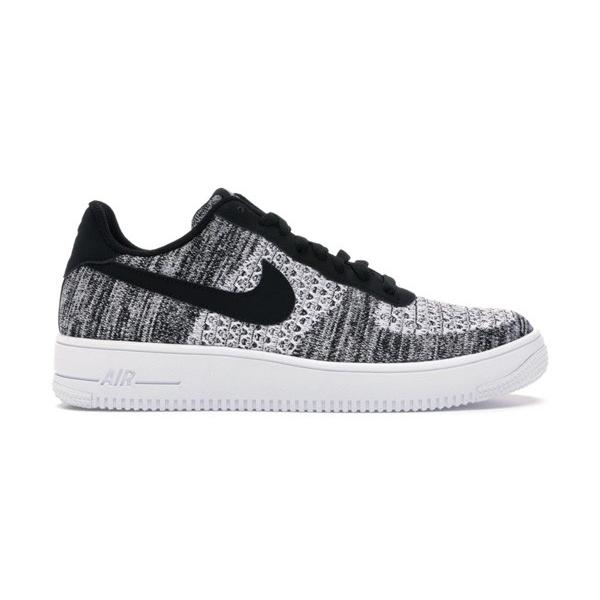 air force 1 flyknit low black