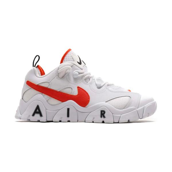 nike air barrage white black