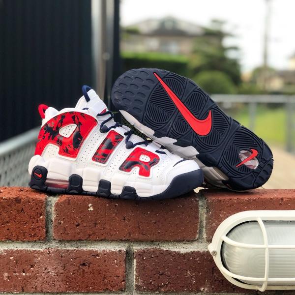 Nike Air More Uptempo Gs Usa ナイキ エア モア アップテンポ レトロ Boy S White Navy Red Cz75 100 Buyee Buyee 日本の通販商品 オークションの代理入札 代理購入