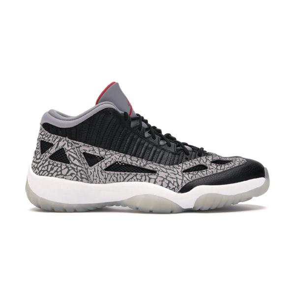 AIR JORDAN 11 RETRO IE LOW 'BLACK CEMENT' エア ジョーダン 11 レトロ ローカット 【MEN'S】 black/fire red-cement grey-white 919712-006