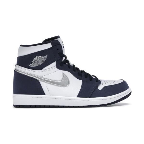 jordan 1 navy silver