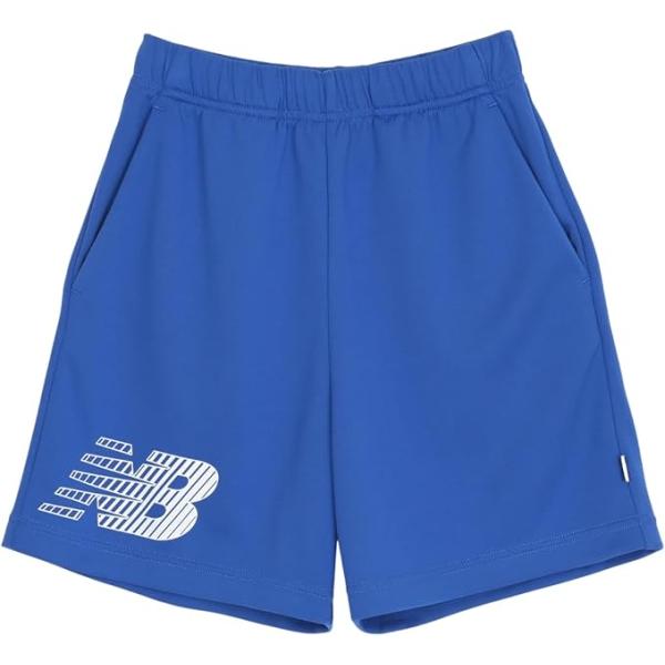 ニューバランス new balance YB6137ZY TRY(チームロイヤル) キッズ ジュニア ポリエステル ビッグロゴショーツ 子供服 ロゴ アパレル NB 2026春夏