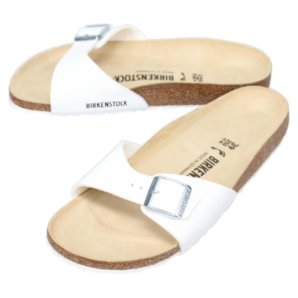 交換送料片道無料 ビルケンシュトック BIRKENSTOCK サンダル マドリッド Madrid ホワイト 0040733 ナロー幅 BIRKENSTOCK（ビルケンシュトック） 交換送料片道無料 サンダル
