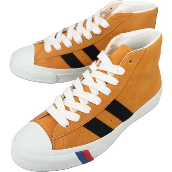 プロケッズ PRO-keds スニーカー ロイヤルプラス スエード ハイ ROYAL PLUS SUEDE HI マスタード PN1121