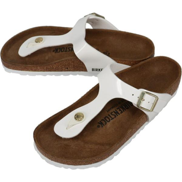 ⭐️【新品】 BIRKENSTOCK ホワイト 40 ビルケンシュトック ギゼ ⭐️ BIRKENSTOCK（ビルケンシュトック） サンダル ギゼ Gizeh パテント