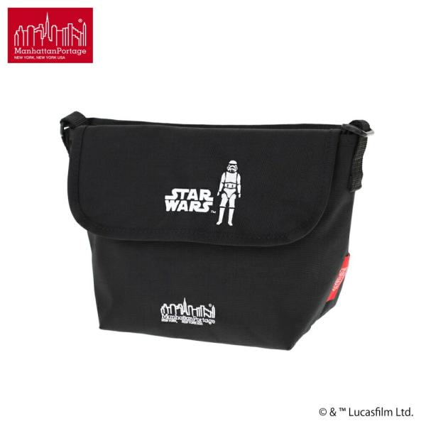 マンハッタンポーテージ ナイロン メッセンジャー バッグ (XXS) バック ポケット W/ ディバイダー マグネット 2025/スターウォーズ ブラック 1603-BP-D-MGNT-STW-25 BLK Manhattan Portage（マンハッタンポーテージ） ナイロン
