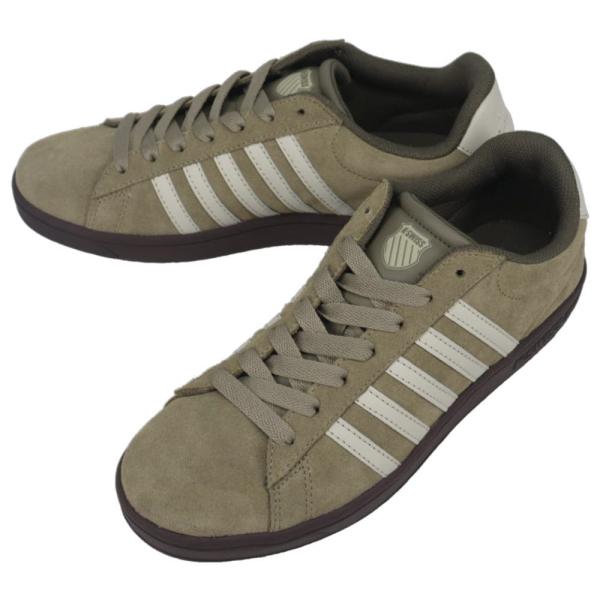 ケースイス K・SWISS スニーカー コート タイブレーク 2 SDE COURT TIEBREAK II SDE バーントオリーブ/ブラックコーヒー/アルファ 09492-367-M