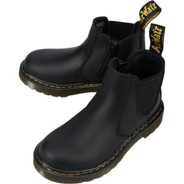 ドクターマーチン Dr.Martens 2976 ジュニア チェルシー ブーツ ブラック 17-21cm 16708001 子供