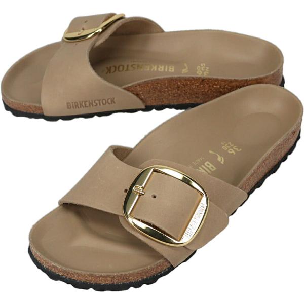 ビルケンシュトック BIRKENSTOCK サンダル マドリッド ビッグバックル Madrid Big Buckle タバコブラウン 1030467 ナロー幅