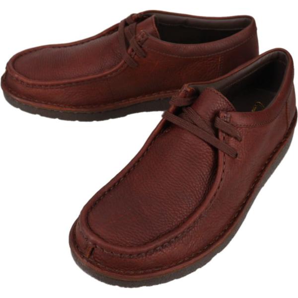 クラークス Clarks カジュアルシューズ ネイチャーモック Nature Moc ブラウンレザー 26327129