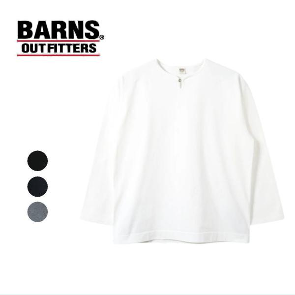 バーンズ アウトフィッターズ ビッグ コズン コンチョ ロングスリーブ Tシャツ ホワイト グレー ブラック ネイビー BR-26317 10(WHT) 15(GRY) 19(BLK) 29(NVY)