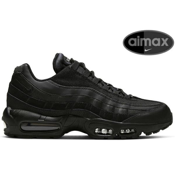 NIKE AIR MAX 95 ESSENTIAL CI3705-001 BLACK/BLACK-D...