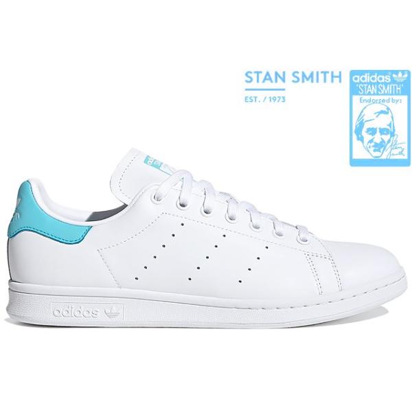 adidas Originals STAN SMITH EF4480 CLOUD WHITE BLUE GLOW