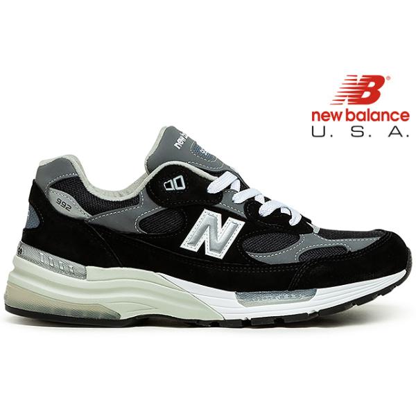 NEW BALANCE M992EB 「Made in U.S.A」 BLACK/GREY WIDTH:D