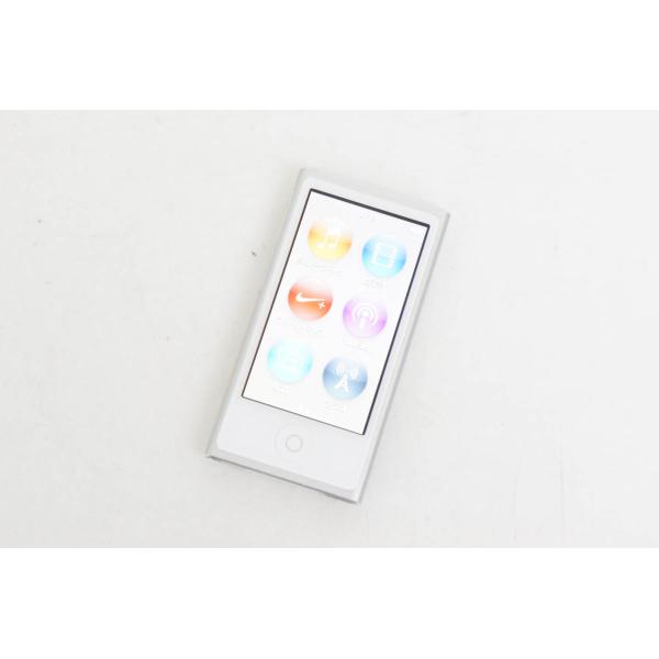 中古 Appleアップル 第7世代 iPod nano 16GB シルバー MD480J