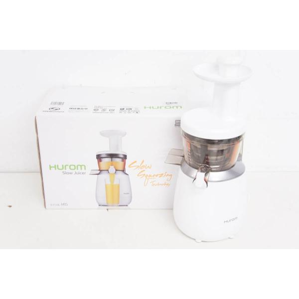 Hurom スロージューサー H15-WH12 中古 HUROMヒューロム スロージューサー H15-WH12 ホワイト 低速