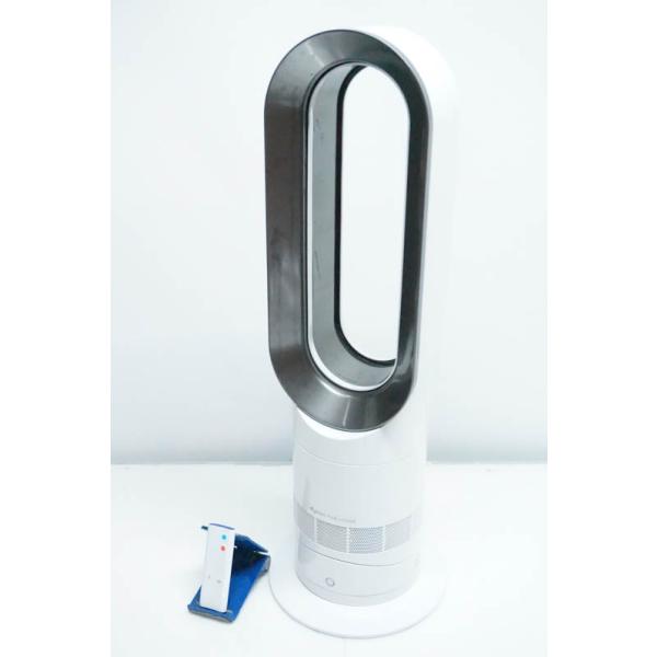中古 ダイソンDyson Hot+Coolホットアンドクール ファンヒーター エアマルチプライアー AM09WN ホワイト/ニッケル 扇風機