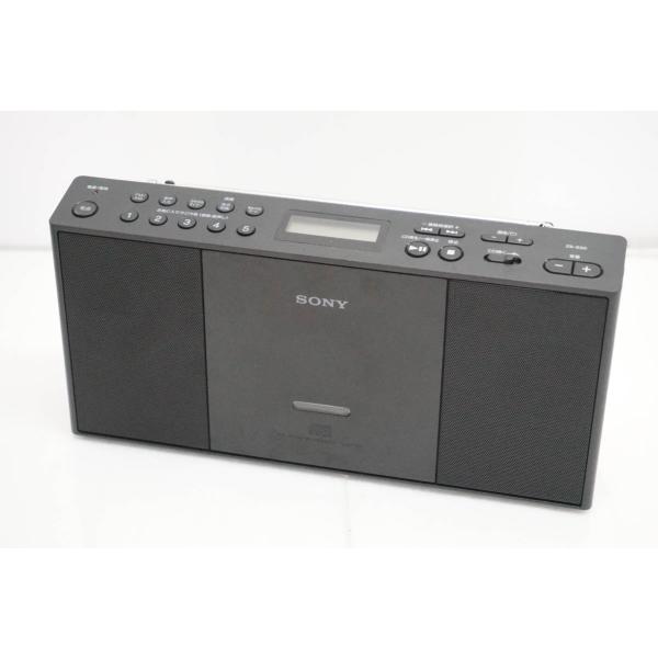 中古 SONYソニー CDラジオ ZS-E30 ホワイト ワイドFM対応