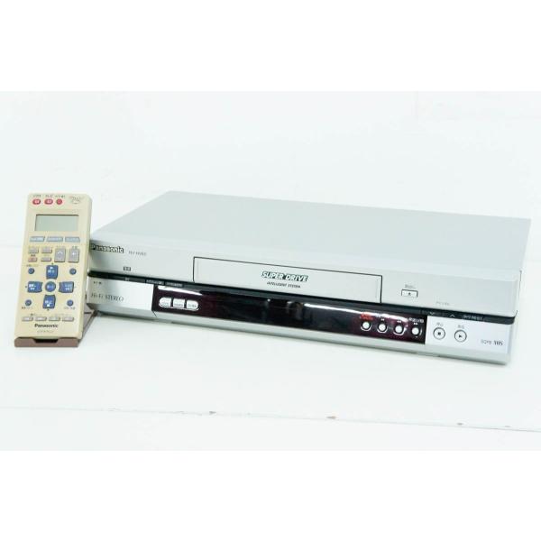 中古 Panasonicパナソニック VHSハイファイビデオ ビデオデッキ NV-HV60-S