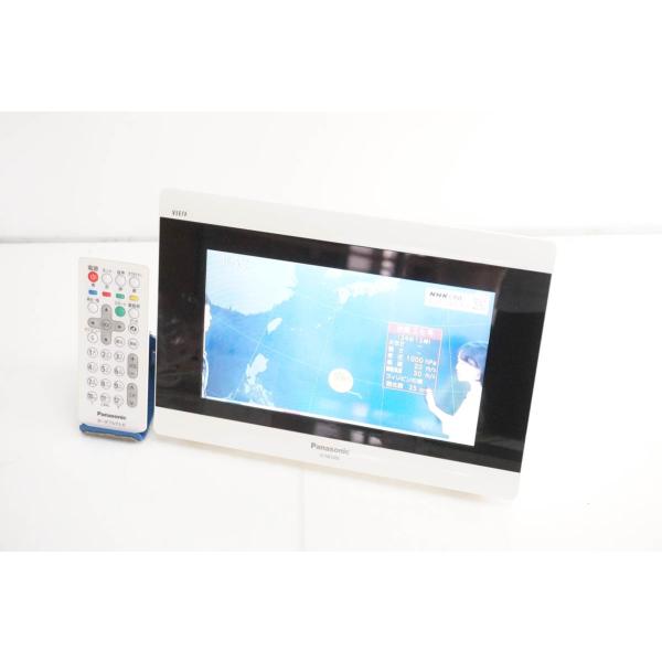 中古 Panasonicパナソニック ポータブルワンセグテレビ 10.1V型 VIERAビエラ 防水 無線LAN内蔵 SV-ME5000 ホワイト