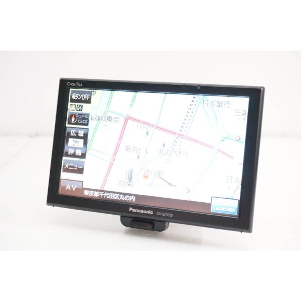 中古 Panasonicパナソニック 7型ポータブルカーナビゲーション GORILLA CN-GL705D 16GB SSD