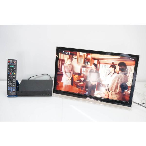 中古 Panasonicパナソニック ポータブル地上・BS・110度CSデジタルテレビ UN-19F5-K プライベート・ビエラ