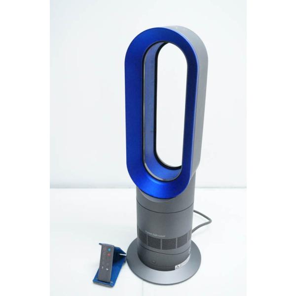 中古 C ダイソンDyson Hot+Coolホットアンドクール ファンヒーター エアマルチプライアー AM09 IB アイアン/サテンブルー 扇風機