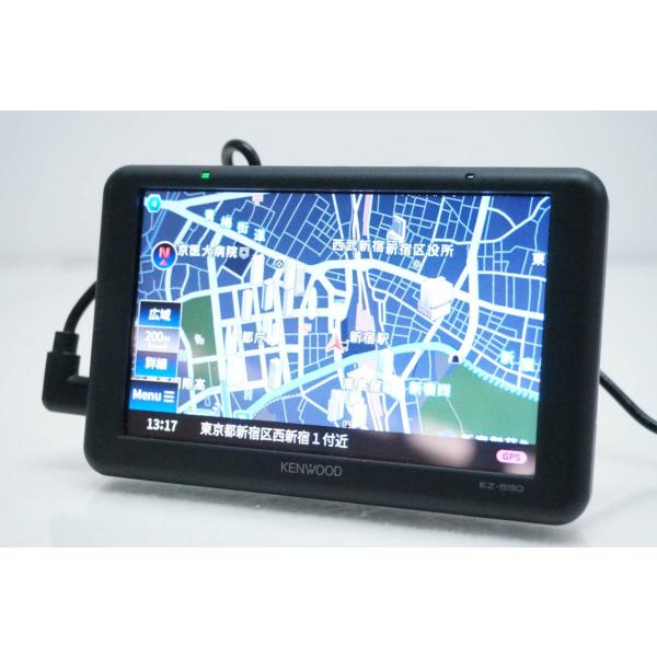 中古 C KENWOOD ケンウッド ポータブルナビ 5インチ ココデス EZ-550 ワンセグTVチューナー