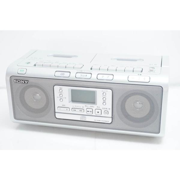 中古 SONYソニー CDラジオカセットコーダー CFD-W77