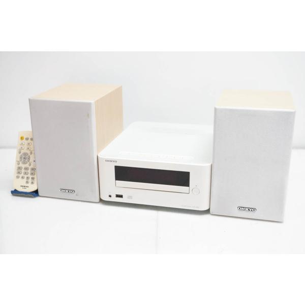 中古 ONKYOオンキヨー CDコンポ X-U5X(W) Bluetooth NFC搭載