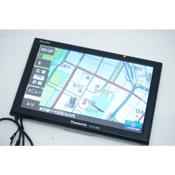 中古 Panasonicパナソニック ポータブル 16GB SSDカーナビゲーション CN-GL706D 7型 GORILLA