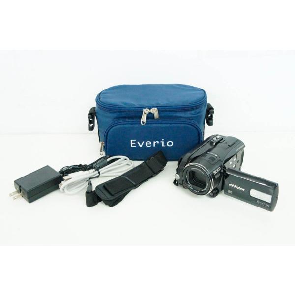 中古 JVC Victorビクター エブリオEverio HDDCAM GZ-HD3-B ビデオ